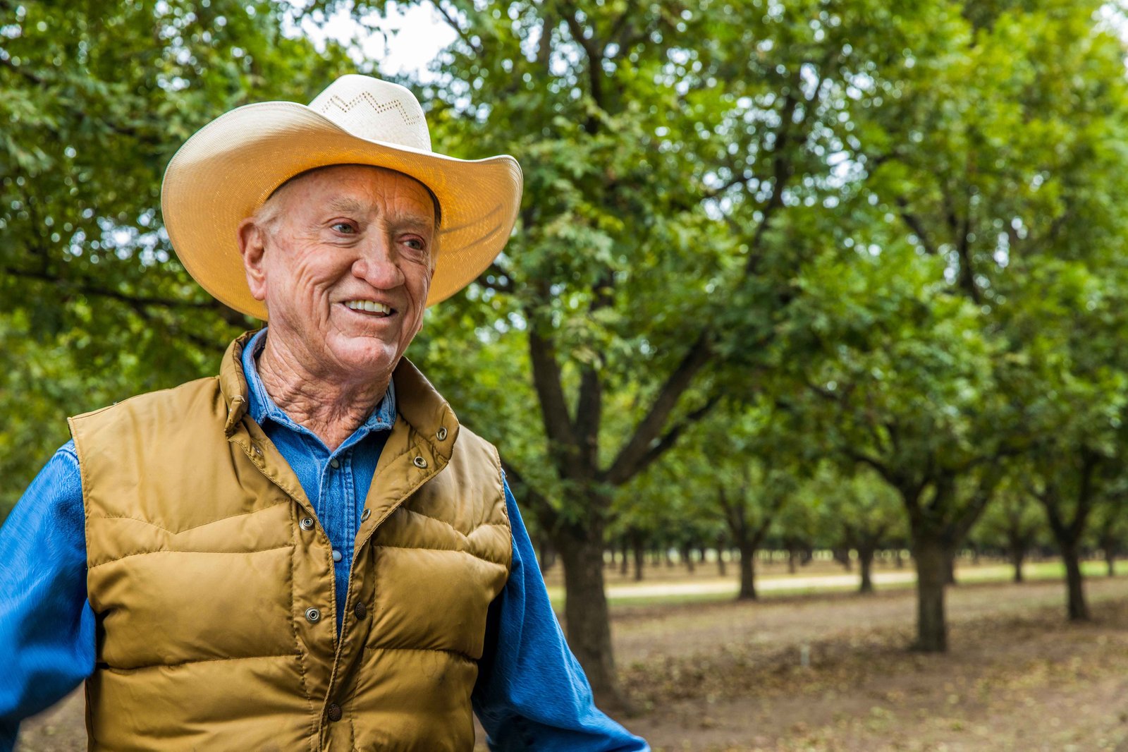 Dan Berdoll, owner of Berdoll Pecan Farm, Cedar Creek, Texas